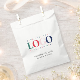 Text-Papiertasche für das Logo von Rectangle Busin Geschenktütchen