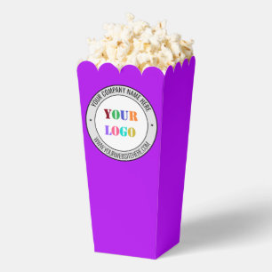 Text-Popcorn für benutzerdefinierte Firmenlogos Bo Geschenkschachtel
