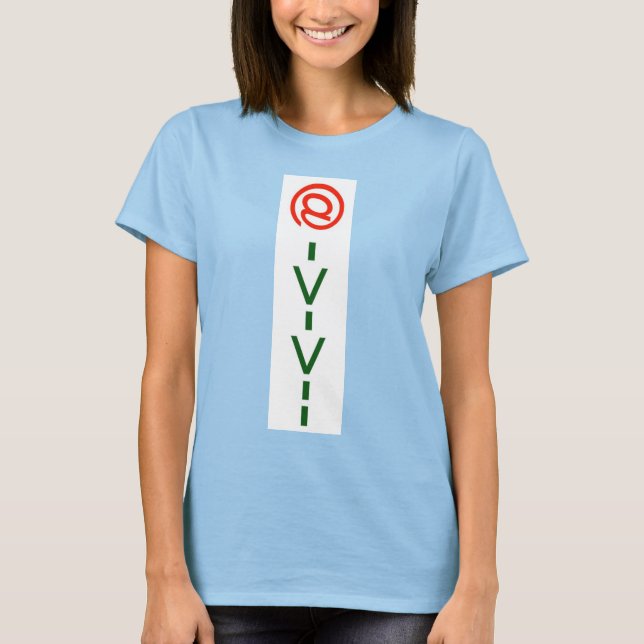 Text-Rose T-Shirt (Vorderseite)