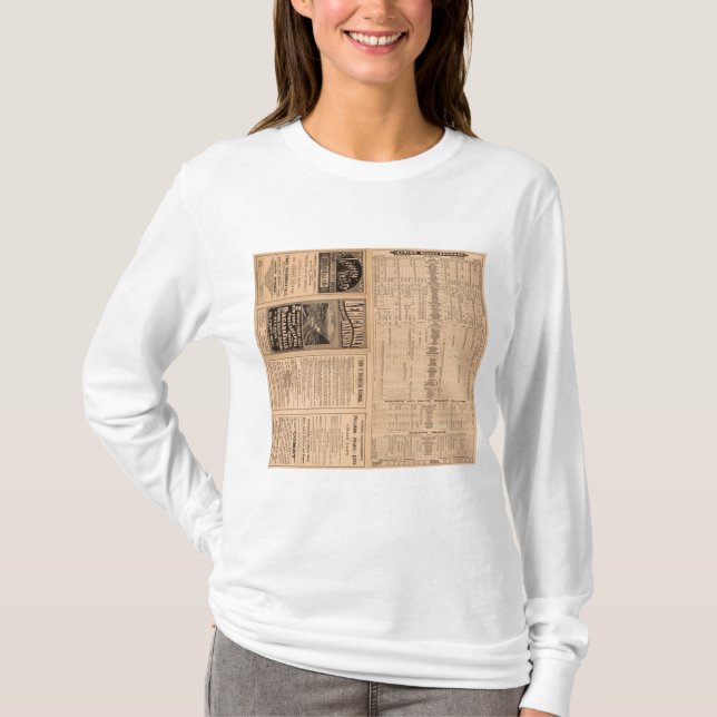 Text-Seite der Lehigh Tal-Eisenbahn T-Shirt (Vorderseite)