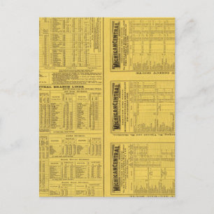 Text Seite Michigan Zentralbahn Postkarte