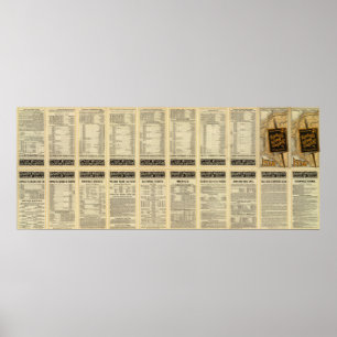 Text-Seiten-Sonnenuntergang-Weg Poster