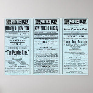 Text-Seiten-Völker-Linie Poster