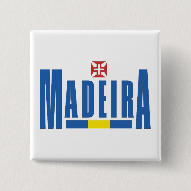 Text- und Flaggenfarben von Madeira Button (Vorderseite)
