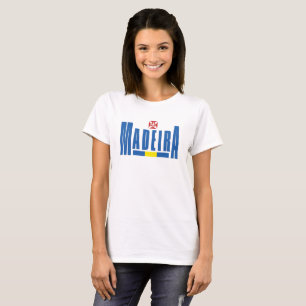 Text- und Flaggenfarben von Madeira T-Shirt