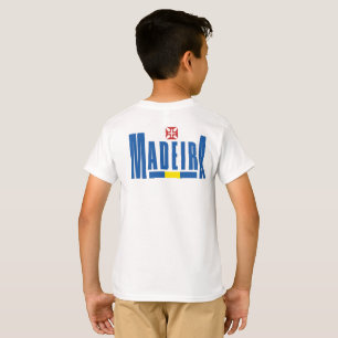 Text- und Flaggenfarben von Madeira T-Shirt