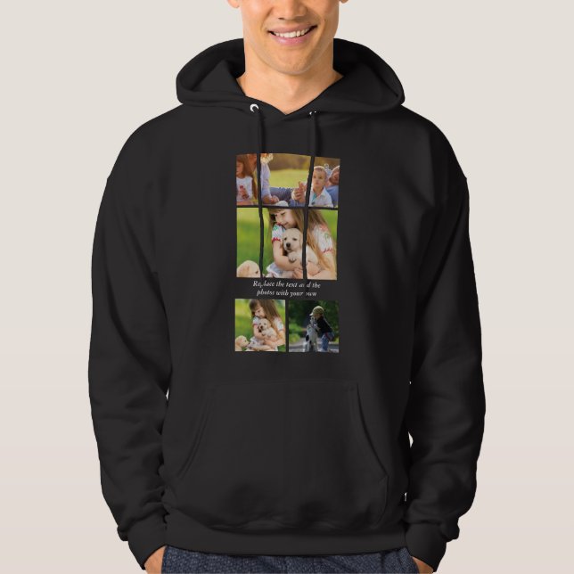 Text und Fotos durch eigene Hoodie (Vorderseite)