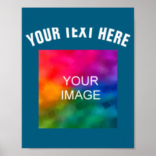 Text-Upload-Foto-Vorlage Jungen Kinder Modern _1 Poster