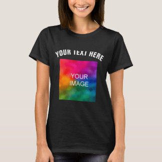 Text-Upload-Foto-Vorlage Jungen Kinder Modern _1  T-Shirt