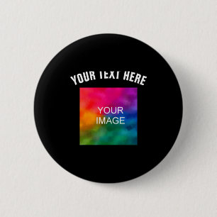 Text-Upload-Foto-Vorlage Jungen Kinder Modern Button