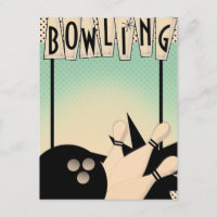 TEXT Vintag Retro Bowling Bowl Night Event hinzufü
