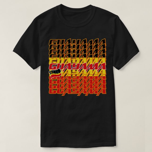 Text von Guayama Casecade T-Shirt (Design vorne)