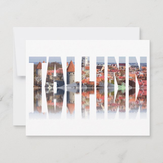 Text von Tallinn, bestehend aus Blick auf die Alts (Vorderseite)