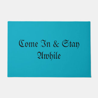 Text Welcome Doormat - Stilvolle Landstraße Rug Fußmatte