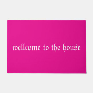 Text Welcome Doormat - Stilvolle Landstraße Rug Fußmatte