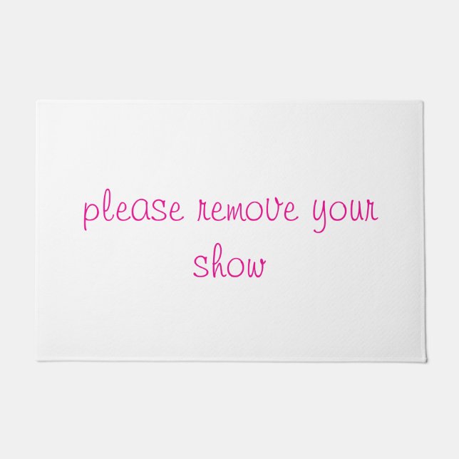 Text Welcome Doormat - Stilvolle Landstraße Rug Fußmatte (Vorderseite)