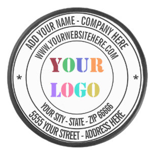 Text zu Ihrem Logo Info Hockey Puckvorlage Eishockey Puck
