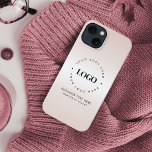 Text zum Logo "Metallisches Cream Gradient Custom  iPhone 13 Hülle<br><div class="desc">Mit diesem coolen iPhone-Gehäuse mit cremefarbenem metallischem Hintergrund,  individuellem Logo und Text fördern Sie Ihr Geschäft. Fügen Sie einfach Ihre Daten hinzu,  indem Sie auf "Personalisieren" klicken.</div>