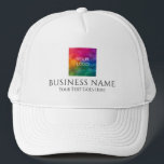 Text zum Logo "Unternehmen hochladen" für Werbeakt Truckerkappe<br><div class="desc">Werbe-Add-Upload Business Company Logo Personalisiert Template Trucker Hat.</div>