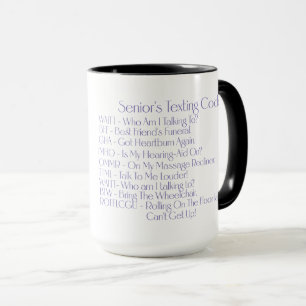 "Textbausteine für Senioren" Individueller Kaffee/ Tasse