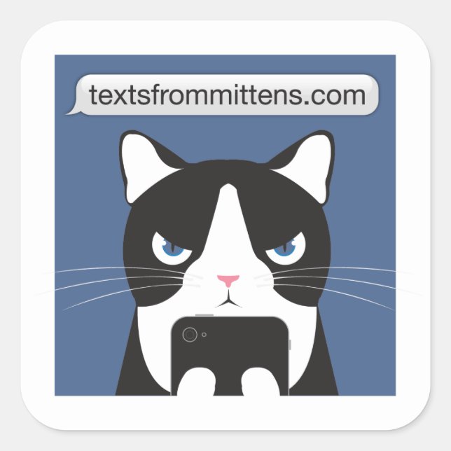 Texte von Mittens Sticker (Vorderseite)