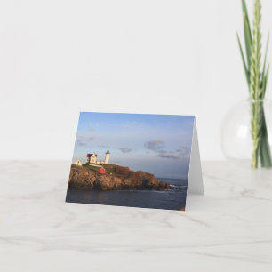 Textfeld Leuchtturm bei Abendkarte Dankeskarte