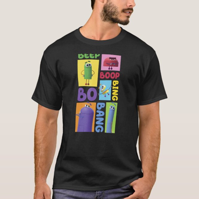 Textfeld "Storybots" T-Shirt (Vorderseite)