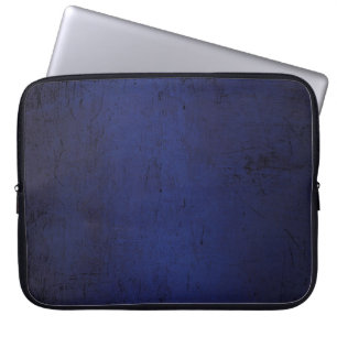Textil-blaue dunkle Tapete Laptopschutzhülle