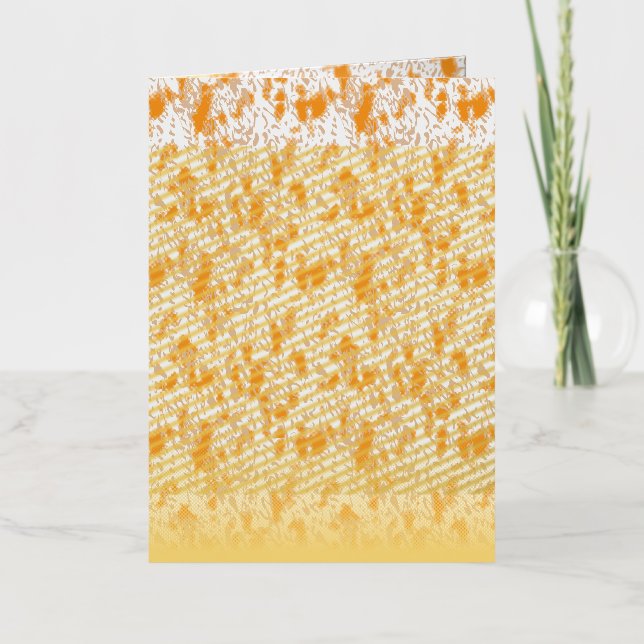 Textil-Muster mit einem lebhaften Orange und Gol (Vorderseite)