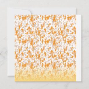 Textil-Muster mit einem lebhaften Orange und Gol Ankündigung