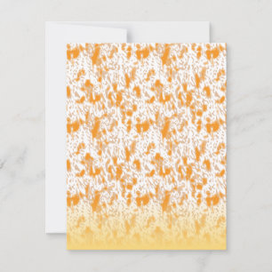 Textil-Muster mit einem lebhaften Orange und Gol Ankündigung