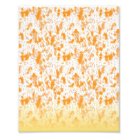 Textil-Muster mit einem lebhaften Orange und Gol