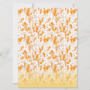 Textil-Muster mit einem lebhaften Orange und Gol Karte