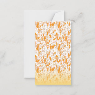 Textil-Muster mit einem lebhaften Orange und Gol Mitteilungskarte