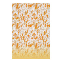 Textil-Muster mit einem lebhaften Orange und Gol
