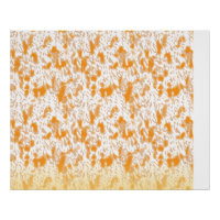 Textil-Muster mit einem lebhaften Orange und Gol
