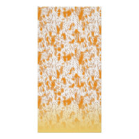Textil-Muster mit einem lebhaften Orange und Gol