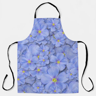 Textil nahtlos Muster mit blauen Blumen. Dekoratio Schürze