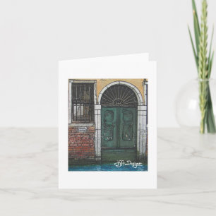 Textile Art Venice Notecard Karte