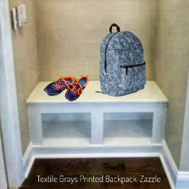 Textile Grays Bedruckter Rucksack