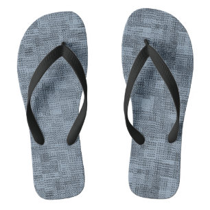 Textile Grays Flip Flops