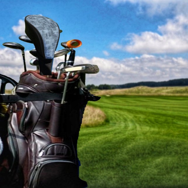 Textile Grays Golf Head Cover Headcover (If you love the look of denim, then you would enjoy using the Textile Grays Golf Club Cover!)