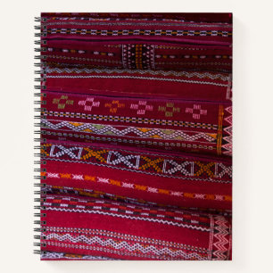 Textile Kissenmuster Notizbuch