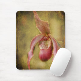 Textile Slipper-Orchidee Mousepad