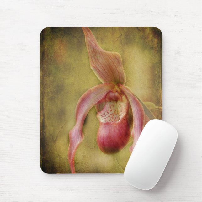 Textile Slipper-Orchidee Mousepad (Mit Mouse)
