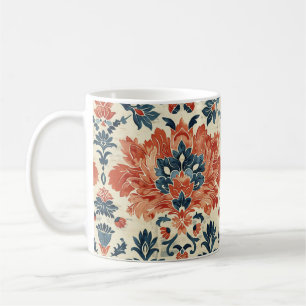 Textile Tasse aus Barkleichtstoff auf White Coffee