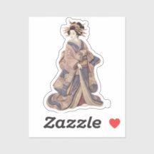 Textile Ukiyoe Kunstwerk – Geschichteter Filz Japa