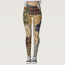 Textilmosaik im Vintage-Stil.