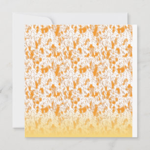 Textilmuster mit leuchtendem Orange und Gold Einladung