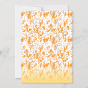 Textilmuster mit leuchtendem Orange und Gold Magneteinladung